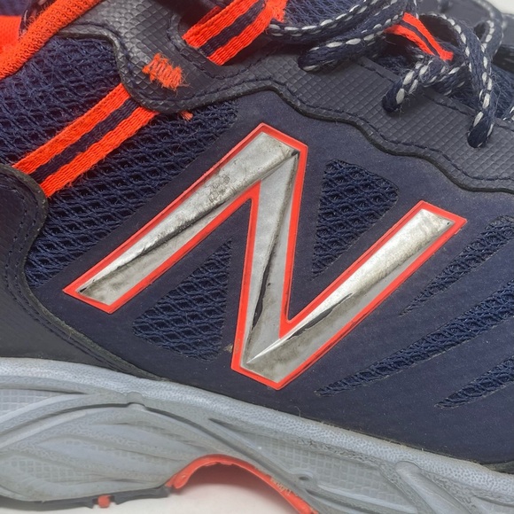 New Balance Lonoke Hiking Shoe Blue Orange Gray Mens 13 - Picture 2 of 10
